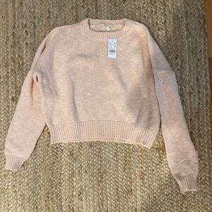 PacSun Light Pink Crew Neck Sweater